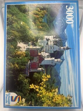 Vintage Schmidt Neuschwanstein Castle 3000 Piece Jigsaw Puzzle SC100